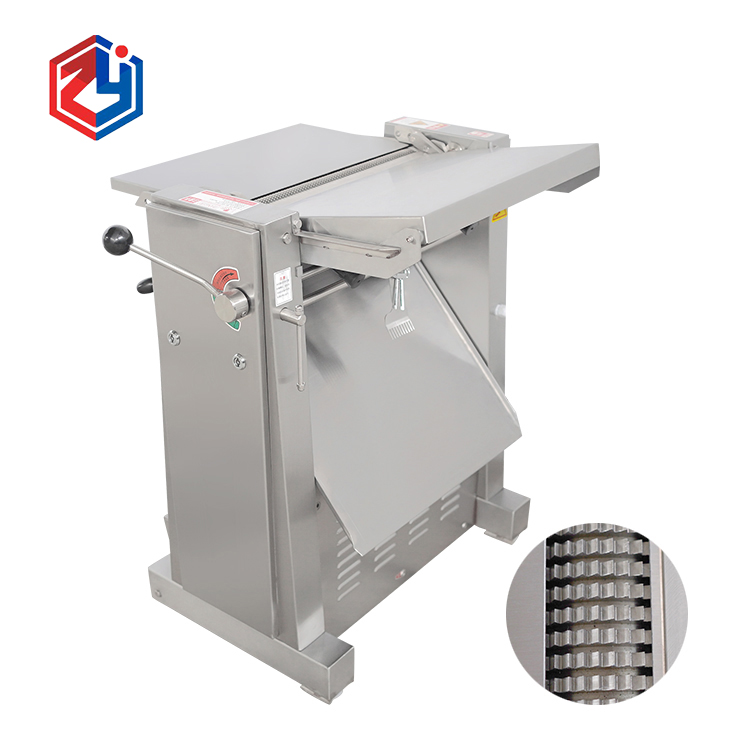 猪肉去皮机怎样调厚薄？怎么掌握技巧，精确控制去皮厚度？