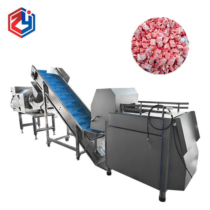 冻肉切丁生产线